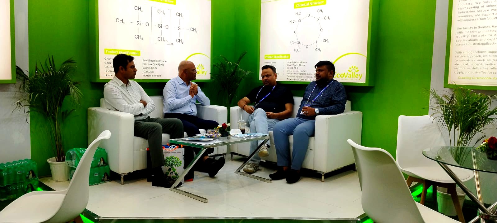 Ecovalley booth at India Rubber Expo 2026, New Delhi
