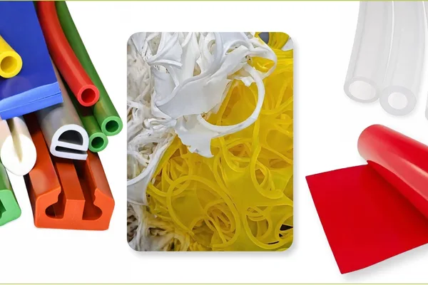 Industrial silicone waste